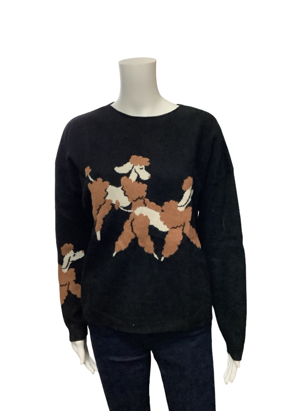 Anthropologie Maeve Cashmere Printed Sweater Size: S